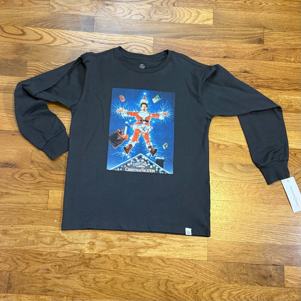 National Lampoons Christmas Vacation Treasure & Bond Kid Medium 8 10 Shirt